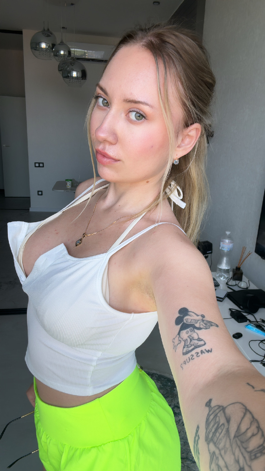 KateV in her underwear in Winnipeg