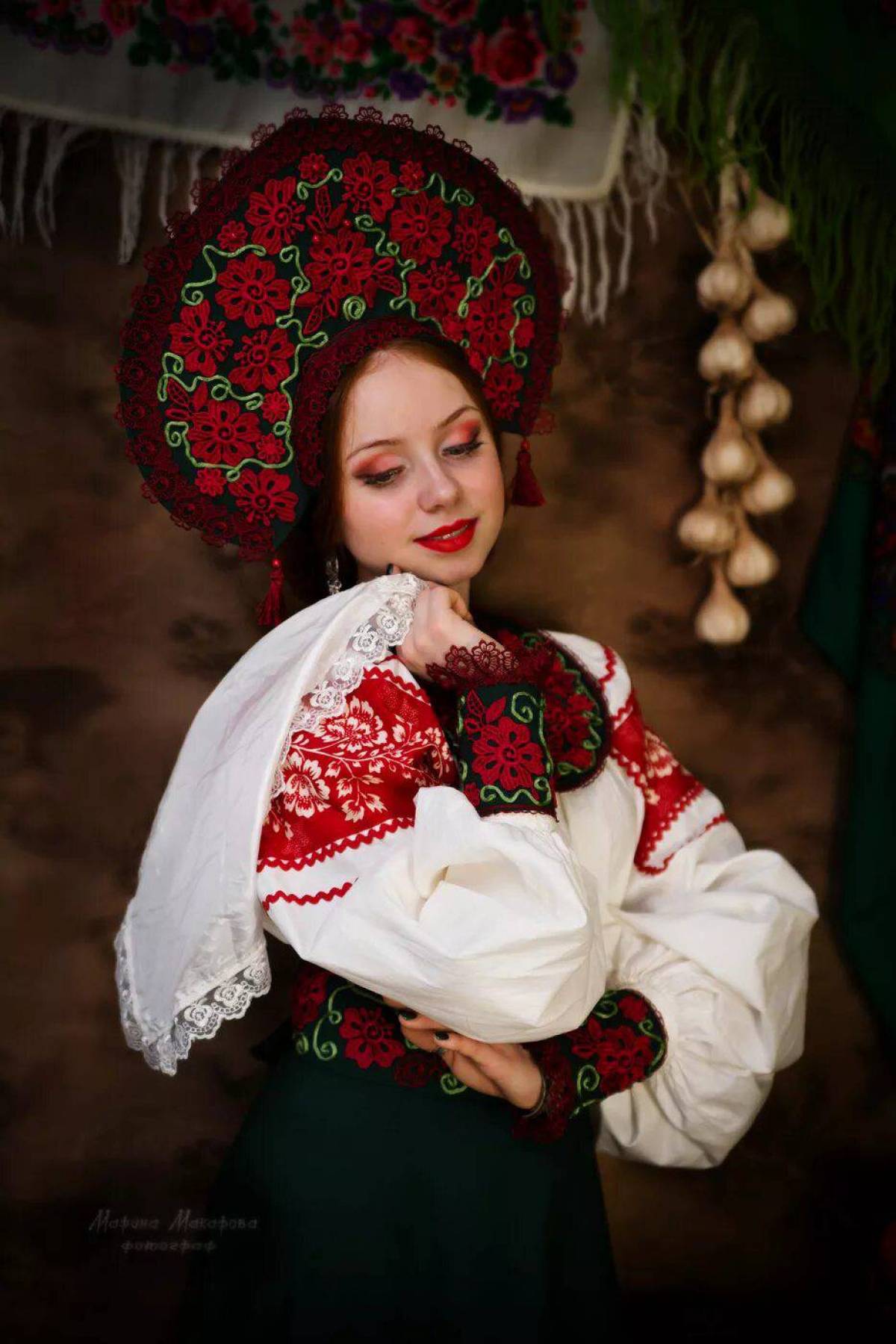 Women in Slavic costumes underwear in Winnipeg
